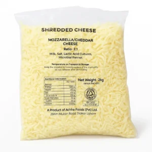 Achha Mozzarella & Cheddar Shredded Cheese 70/30 – 2kg