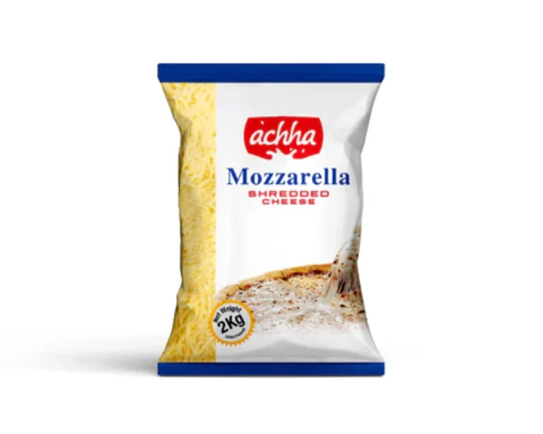 Achha Mozzarella Shredded Cheese – 2 Kg