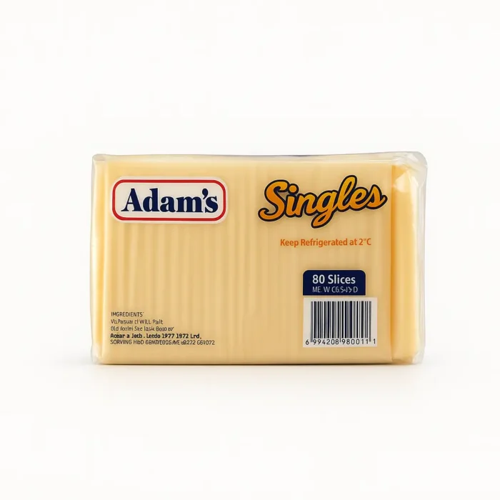 Adam’s Cheese Slice White – 1kg
