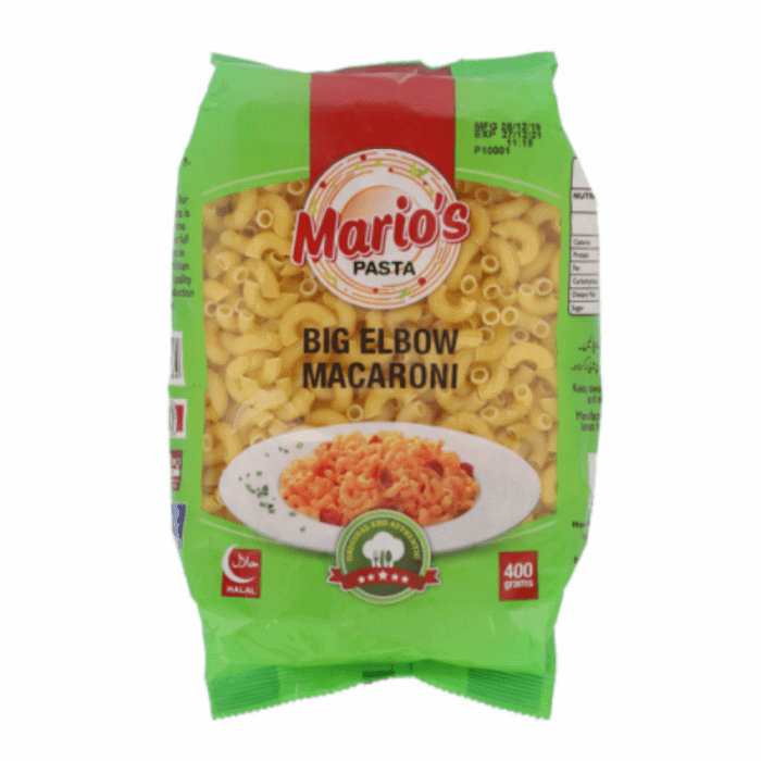 Mario’s Pasta Big elbow Macaroni 400g